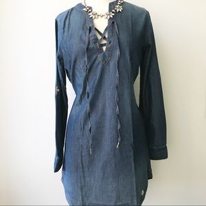 True Religion Lace Up Dress